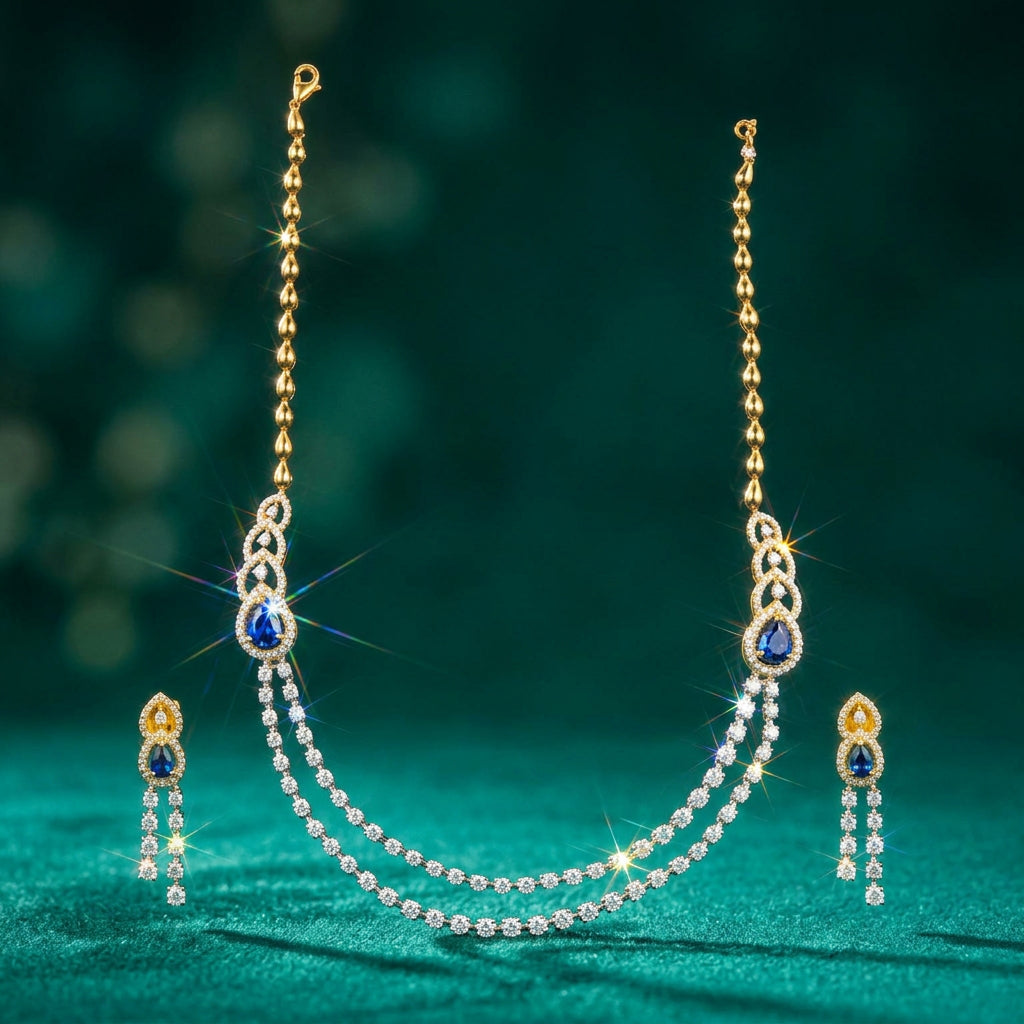 Aztec Amethyst Diamond Set