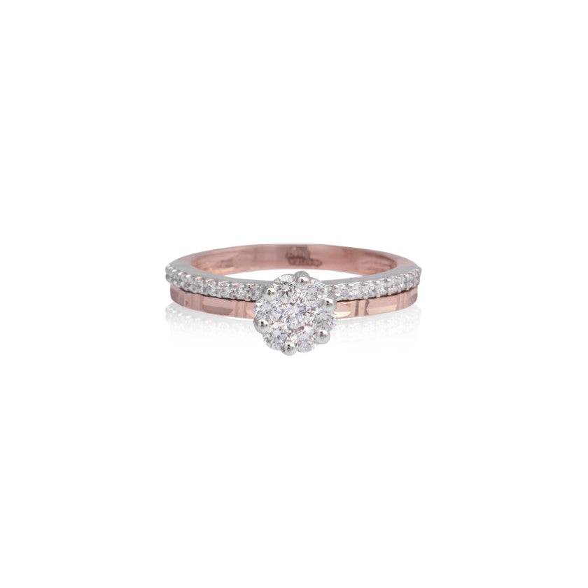 Set in stone diamond ring