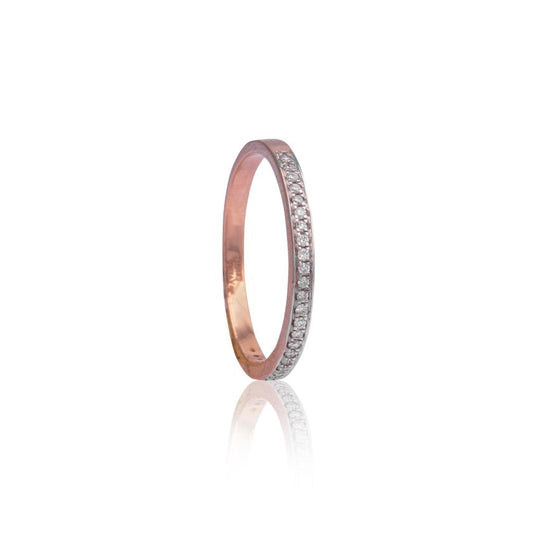 Petite poise diamond band