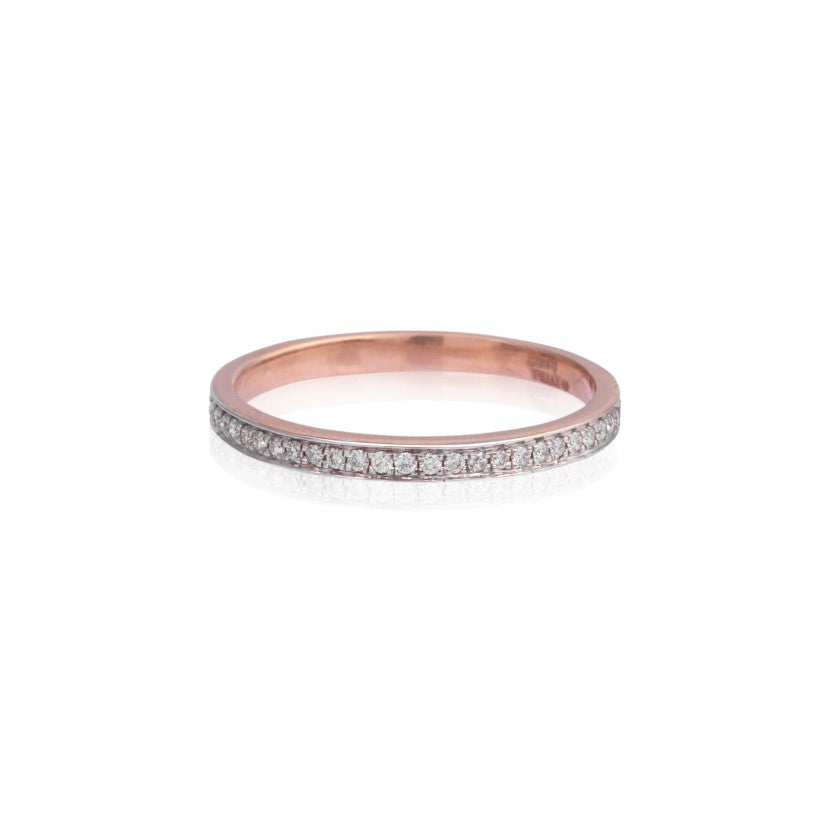 Petite poise diamond band