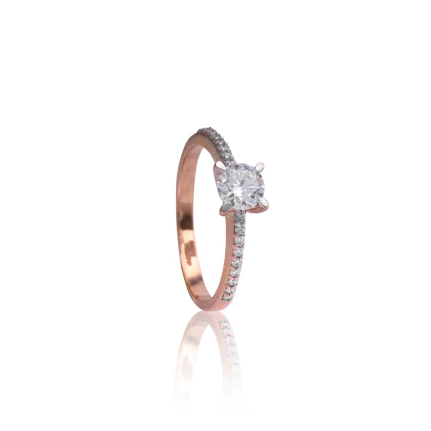 Perfect proposal diamond ring