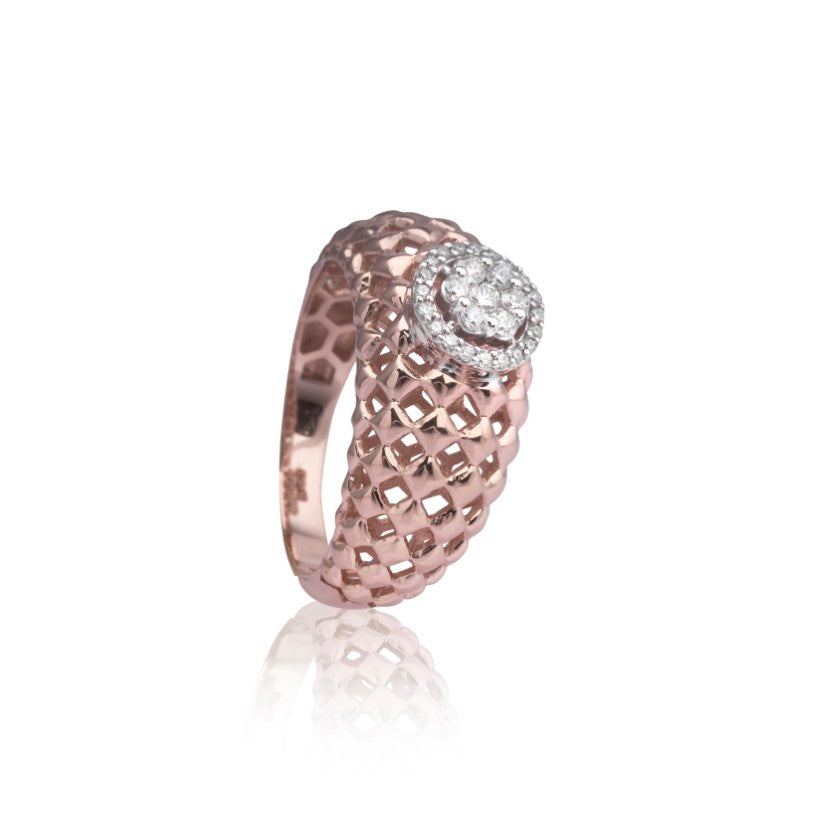 Twilling Diamond Ring