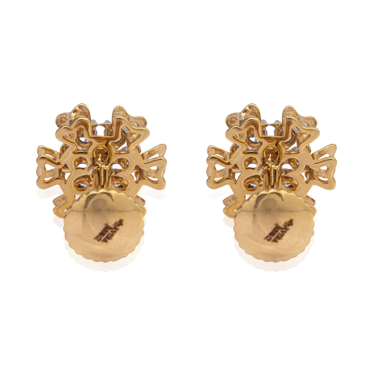 Perfect petal diamond earring