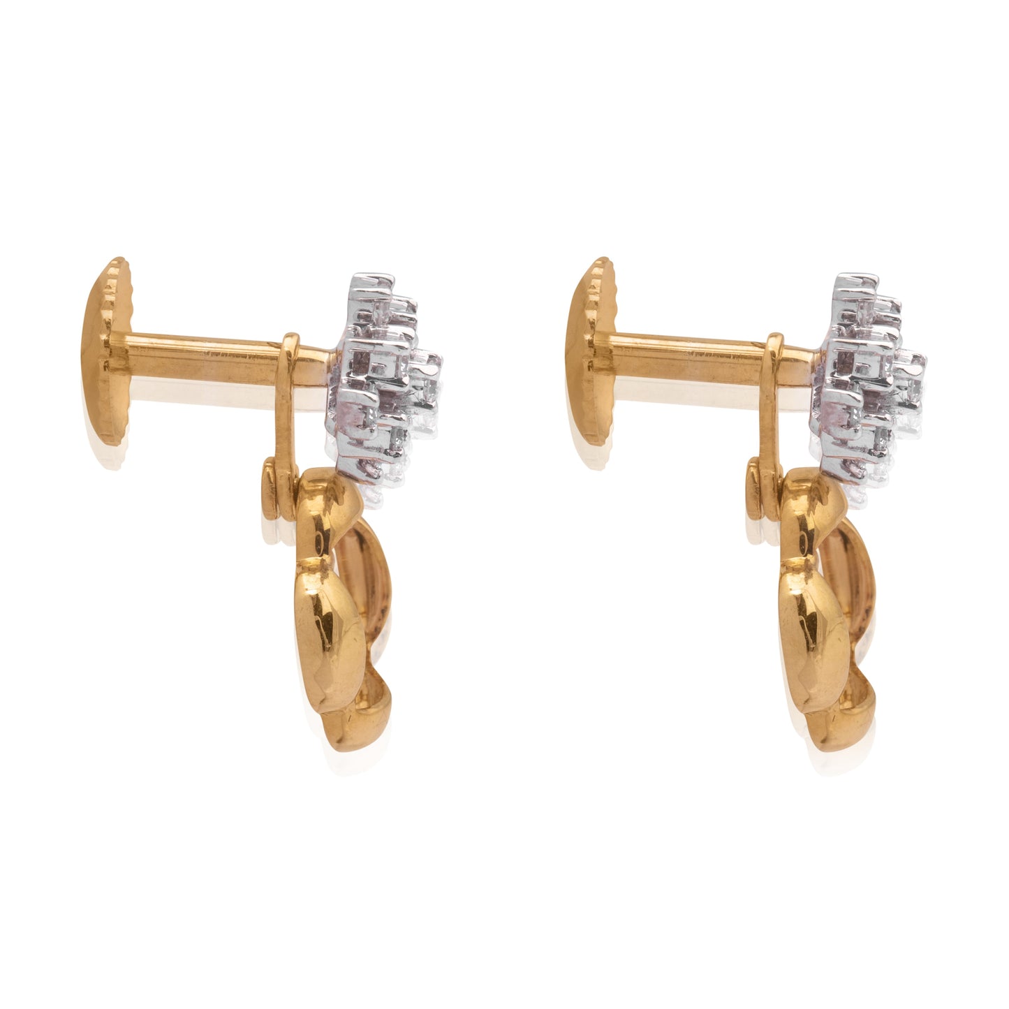 Miracle star diamond earring