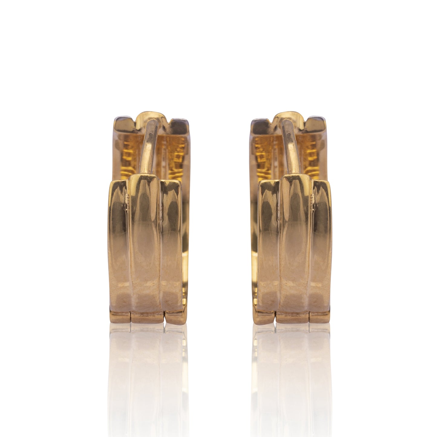 Goldeb bridge diamond earring