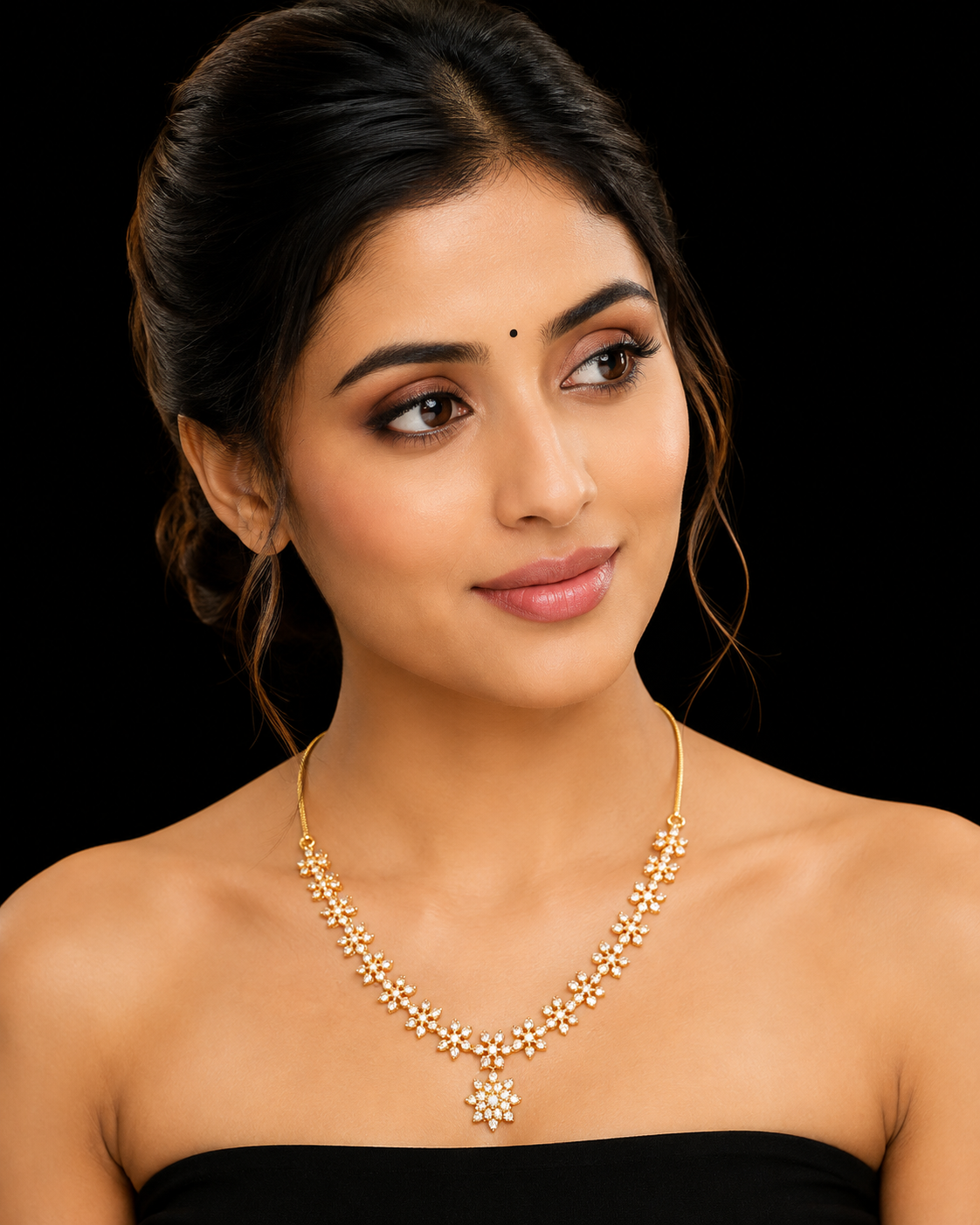 Hemapushpa Diamond Necklace