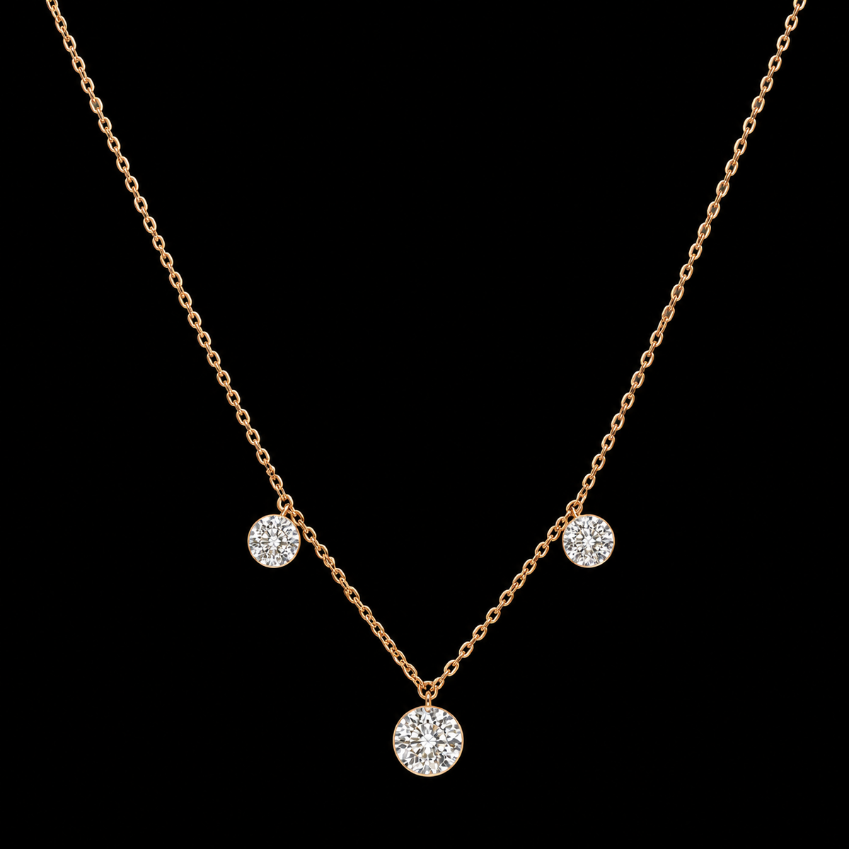Aarika Diamond Charm Chain
