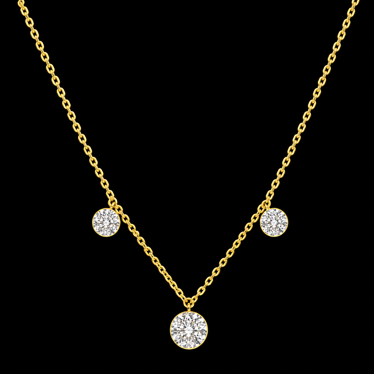 Aarika Diamond Charm Chain