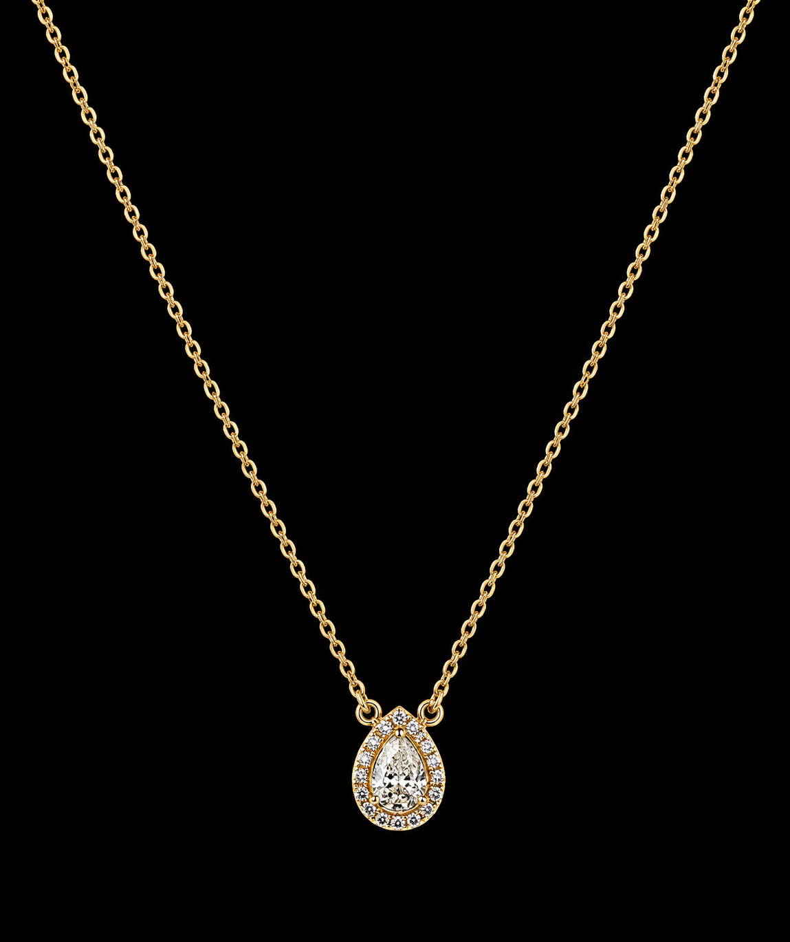 Seraphina Pear Necklace
