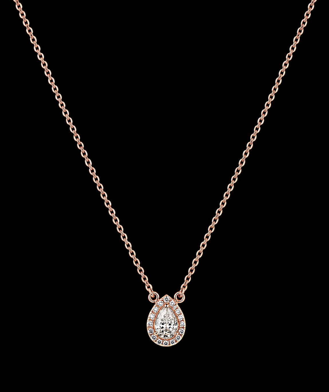 Seraphina Pear Necklace