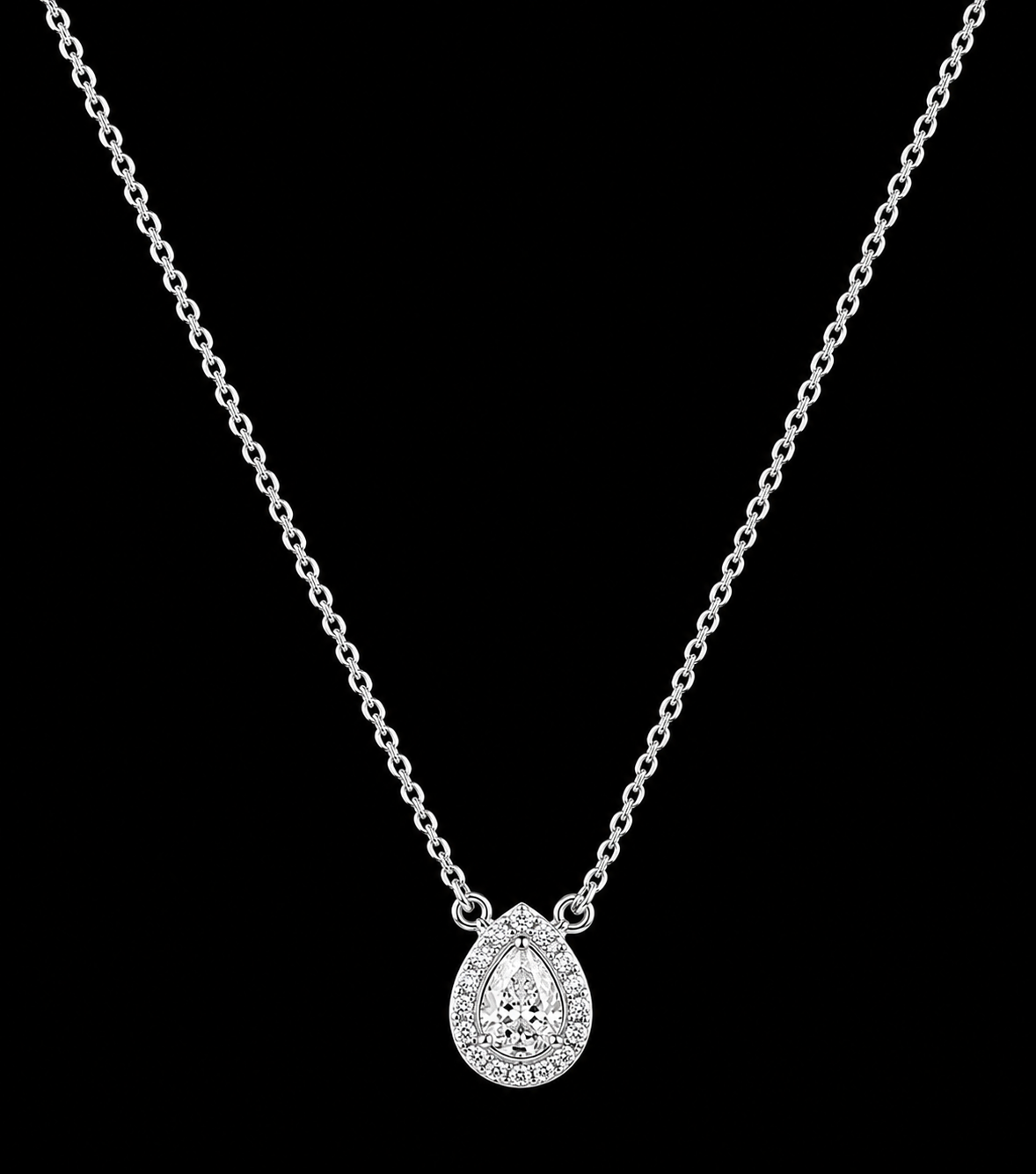 Seraphina Pear Necklace