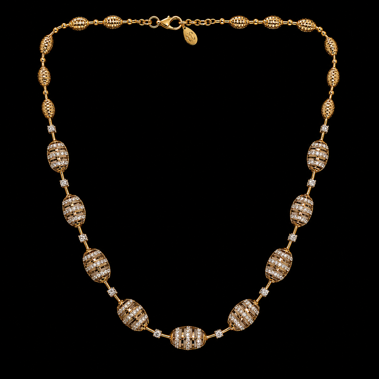 Celestial Weave Diamond Necklace