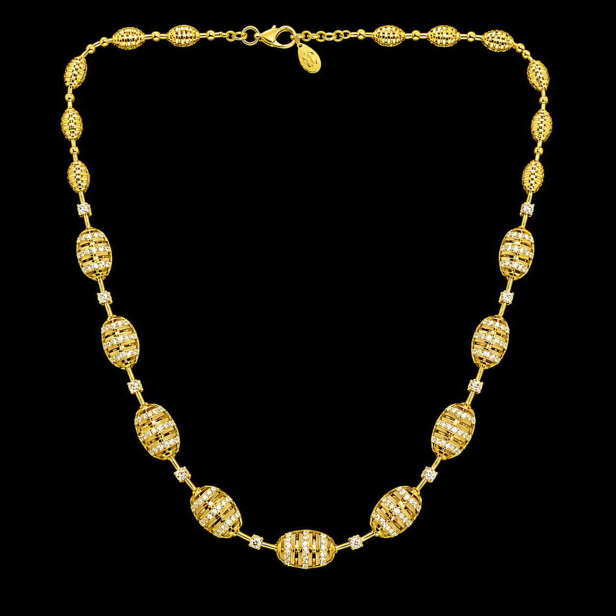 Celestial Weave Diamond Necklace