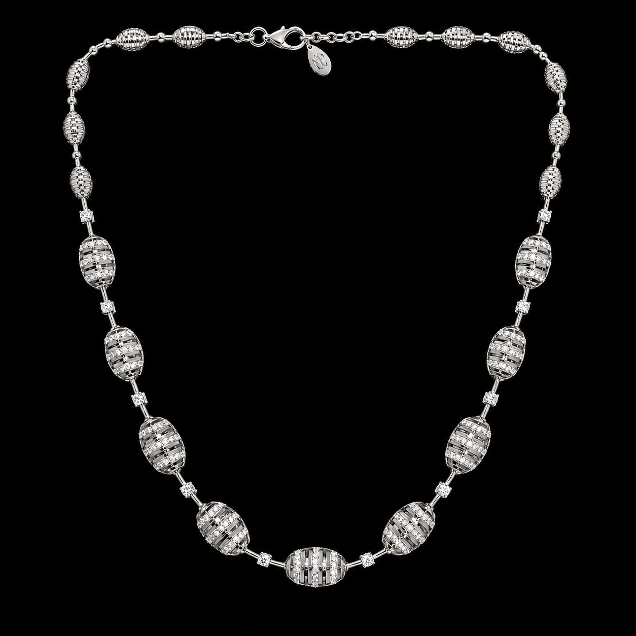 Celestial Weave Diamond Necklace