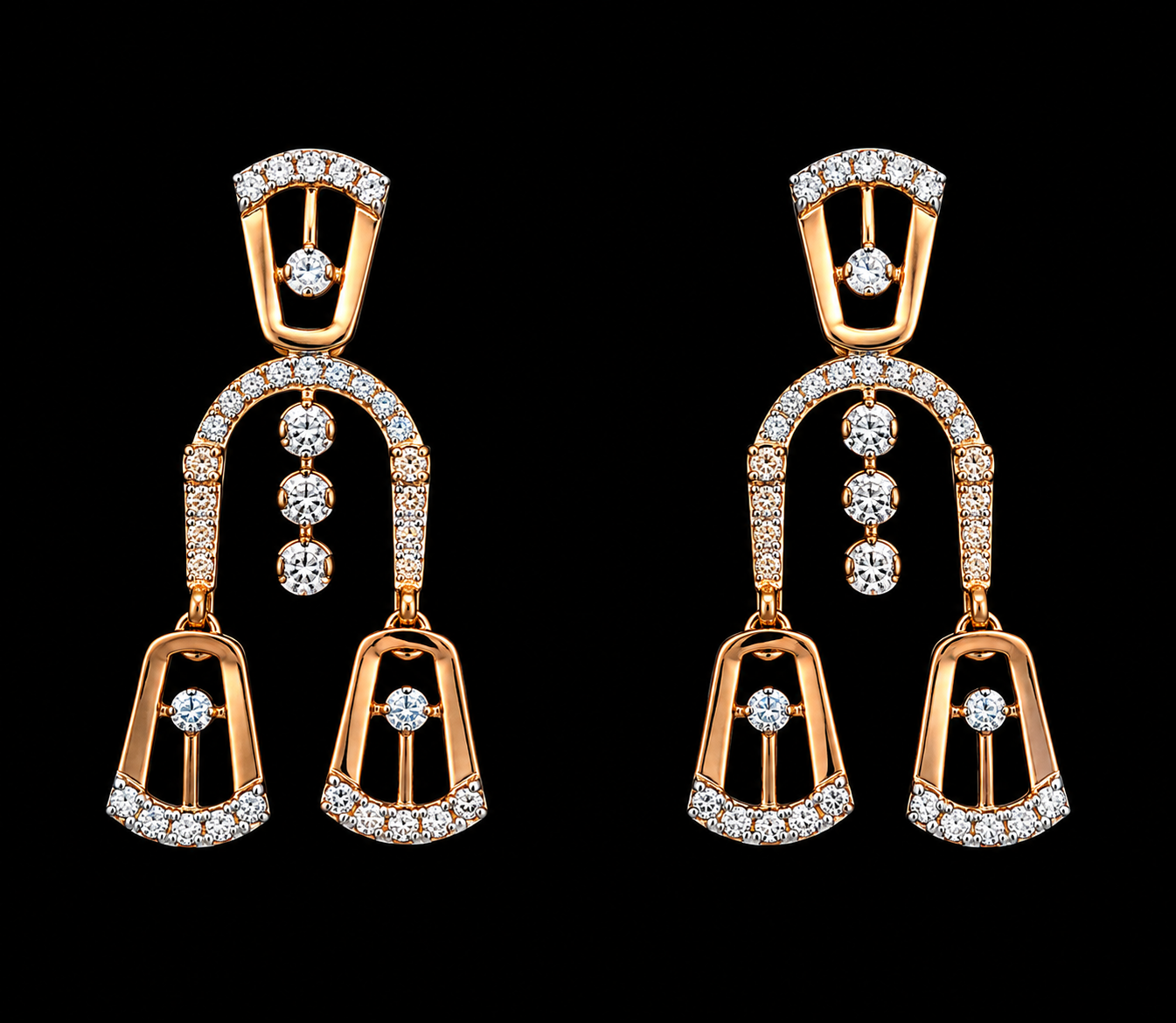 Grand Arcade Diamond Earring