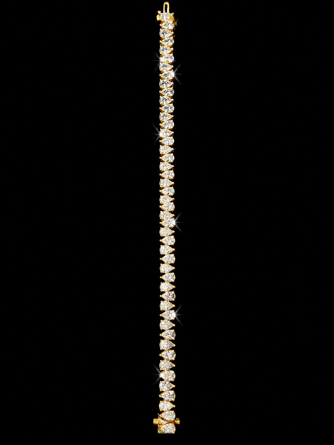 Pear Solitaire Tennis Bracelet
