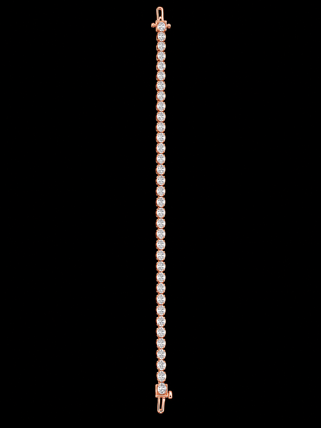 Oval Solitaire Tennis Bracelet