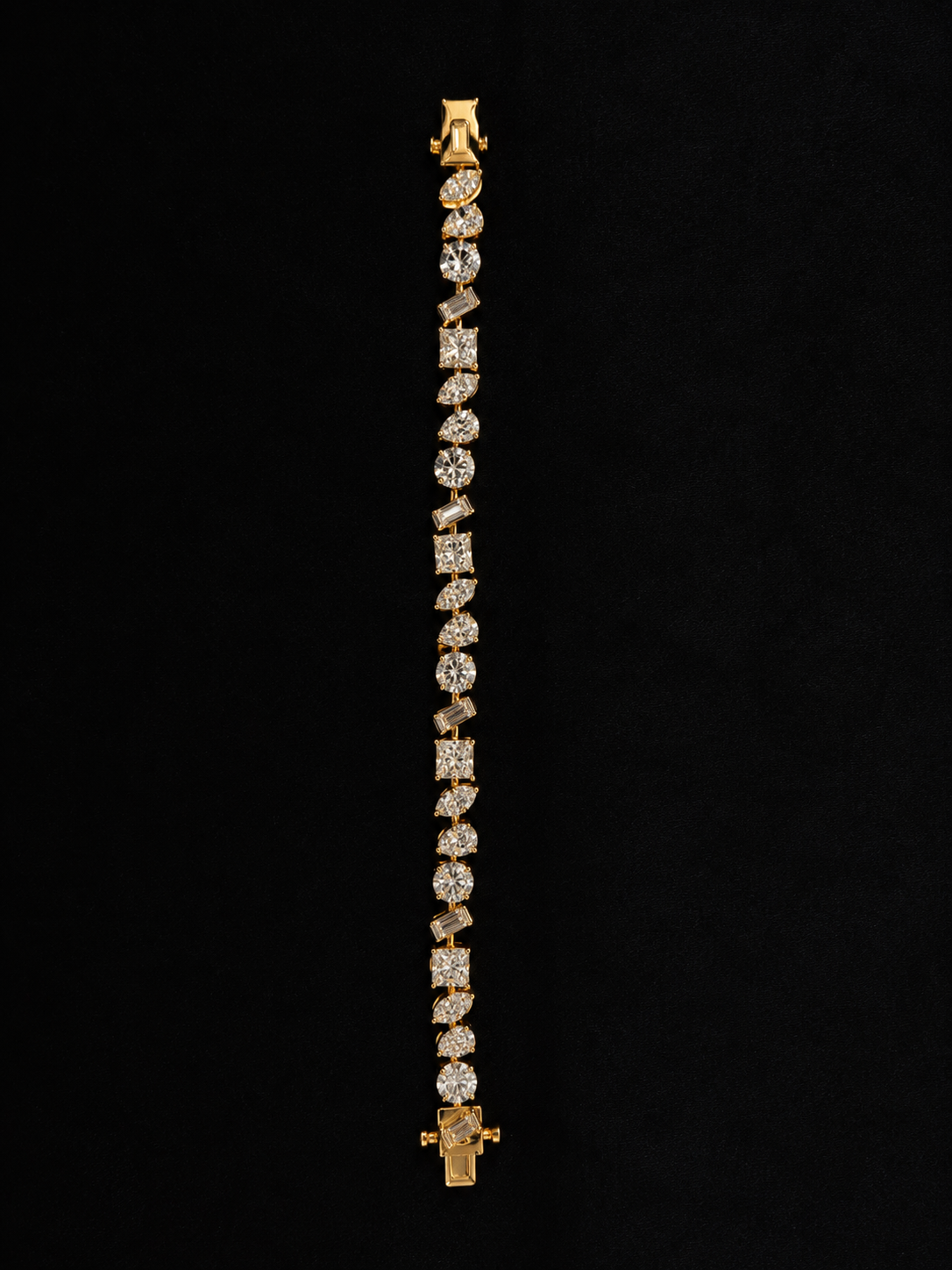 Fancy Shape Diamond Tennis Bracelet