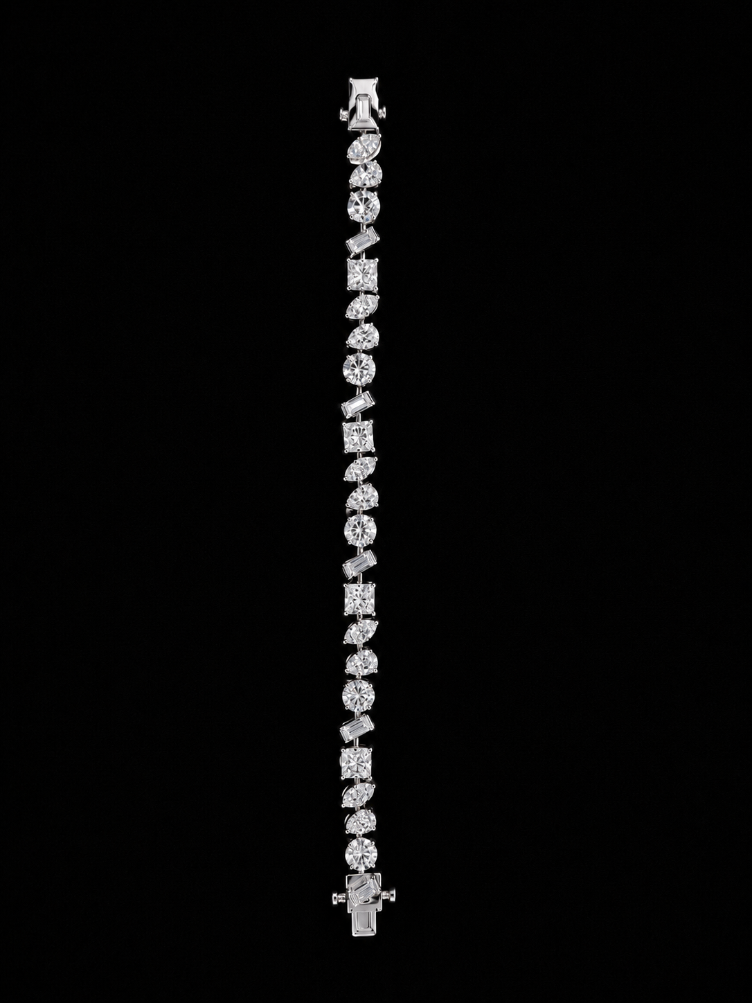 Fancy Shape Diamond Tennis Bracelet