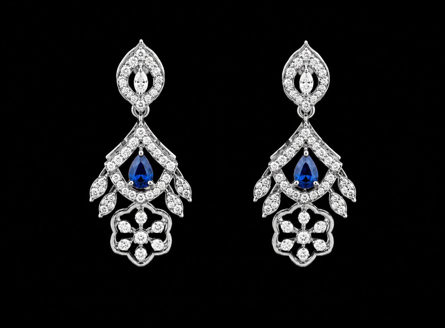 Sapphire Celeste Earrings