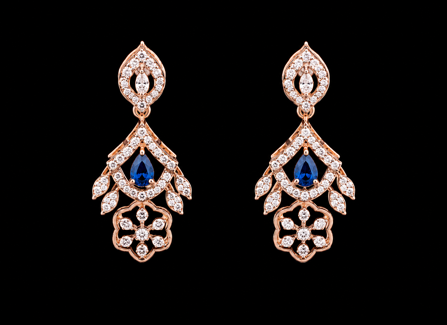 Sapphire Celeste Earrings