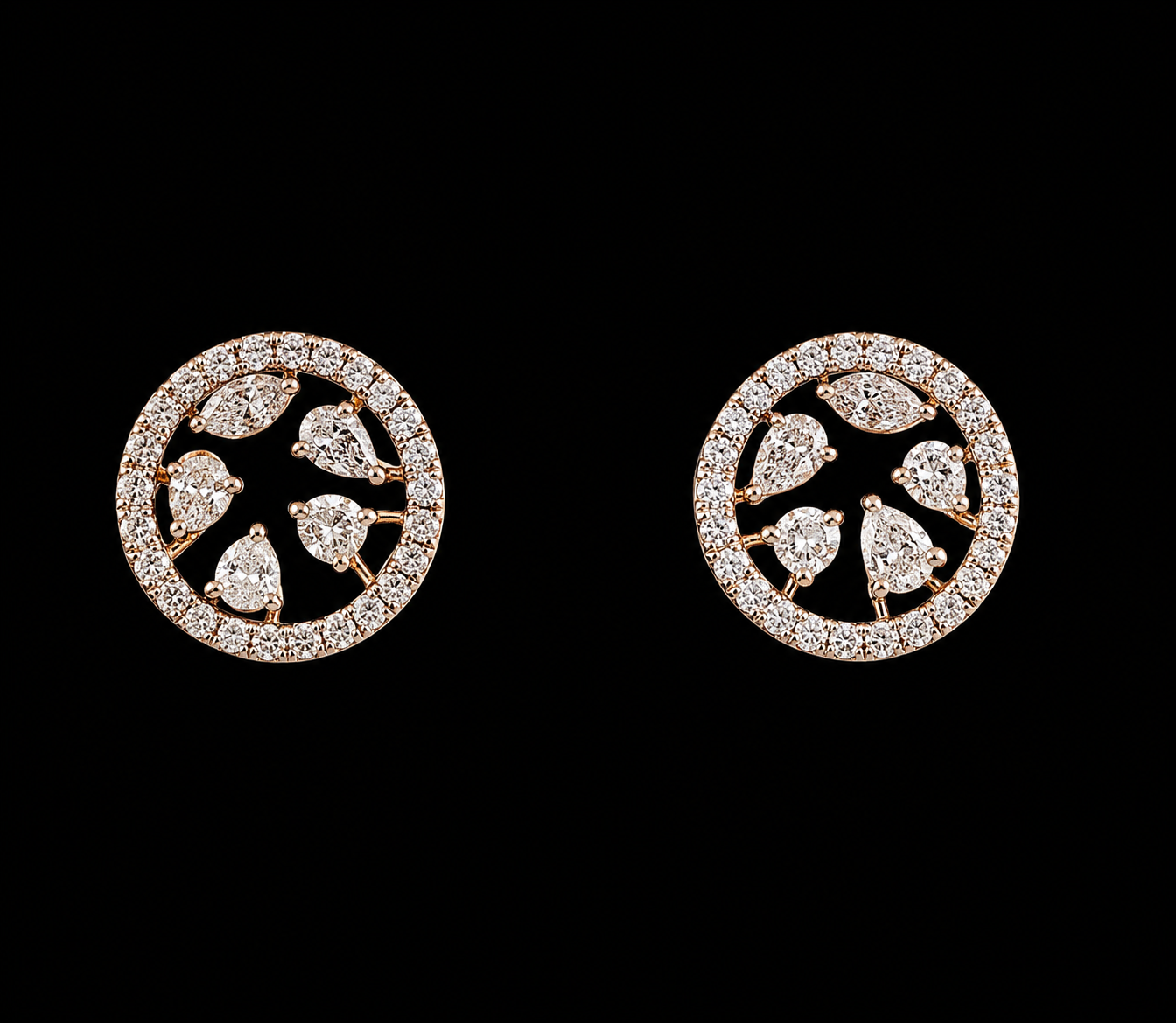 Astral Circle Diamond Earring