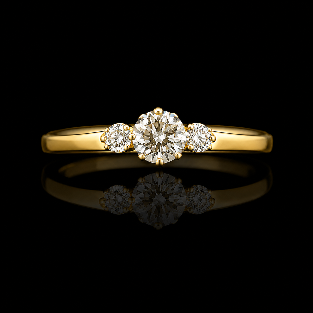 Solstice Trio Diamond Ring