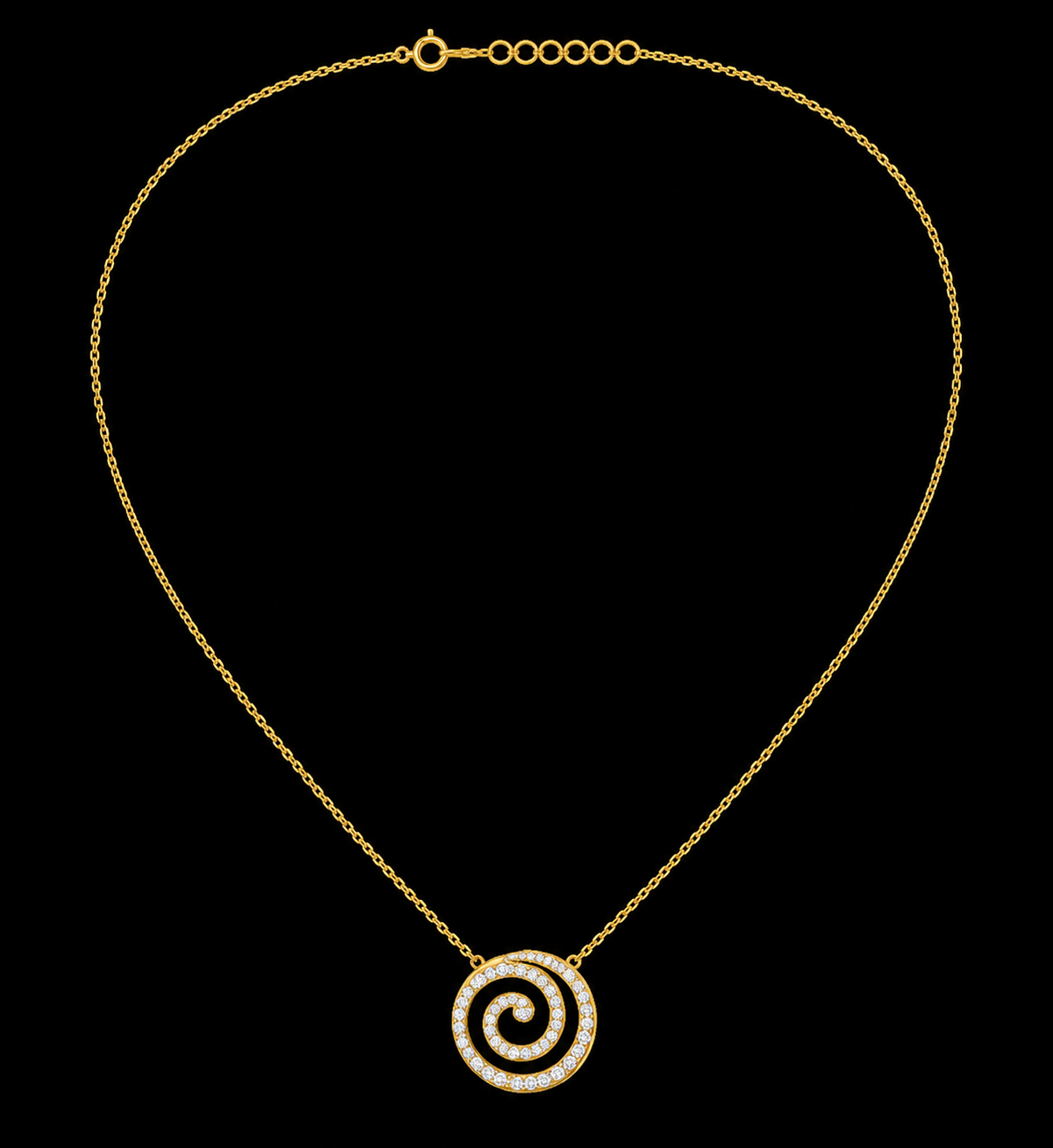 Eterna Spiral Pendant Chain