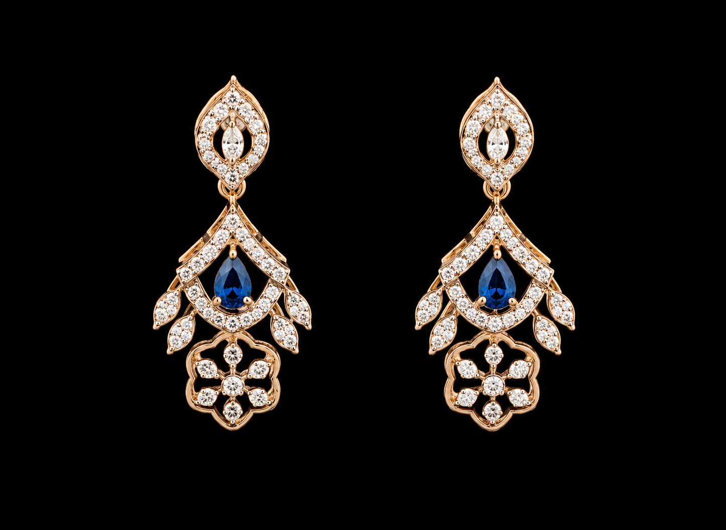 Sapphire Celeste Earrings