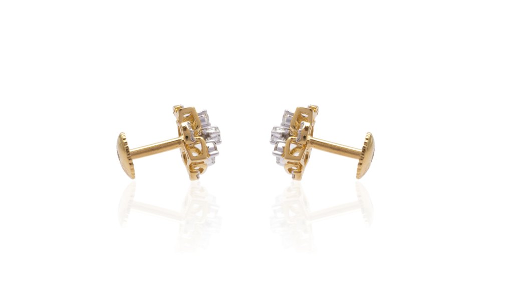 Gilded Ritual Diamond Stud