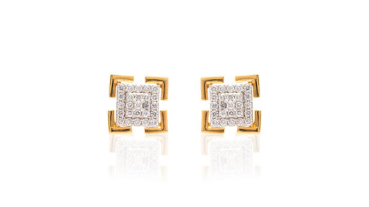 Fractal Diamond Stud