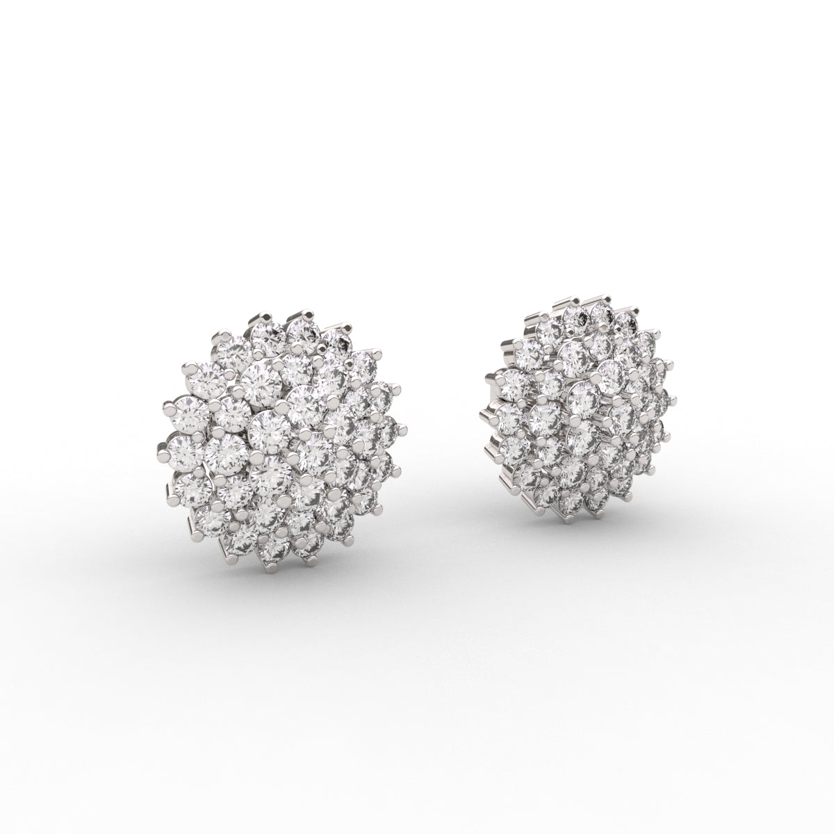 Lavish Pave Diamond Earrings