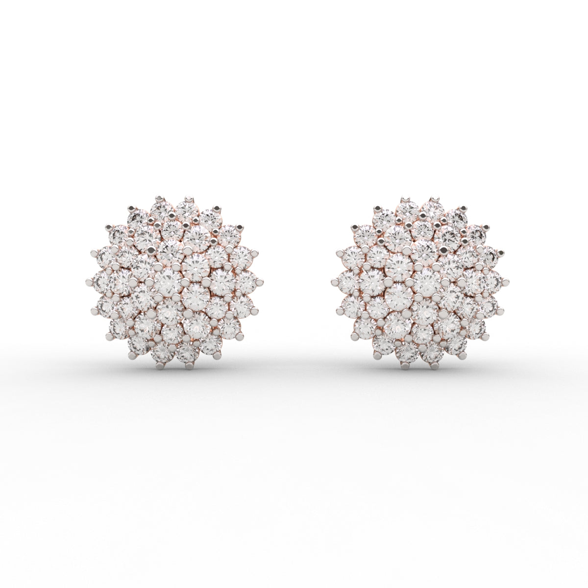 Lavish Pave Diamond Earrings