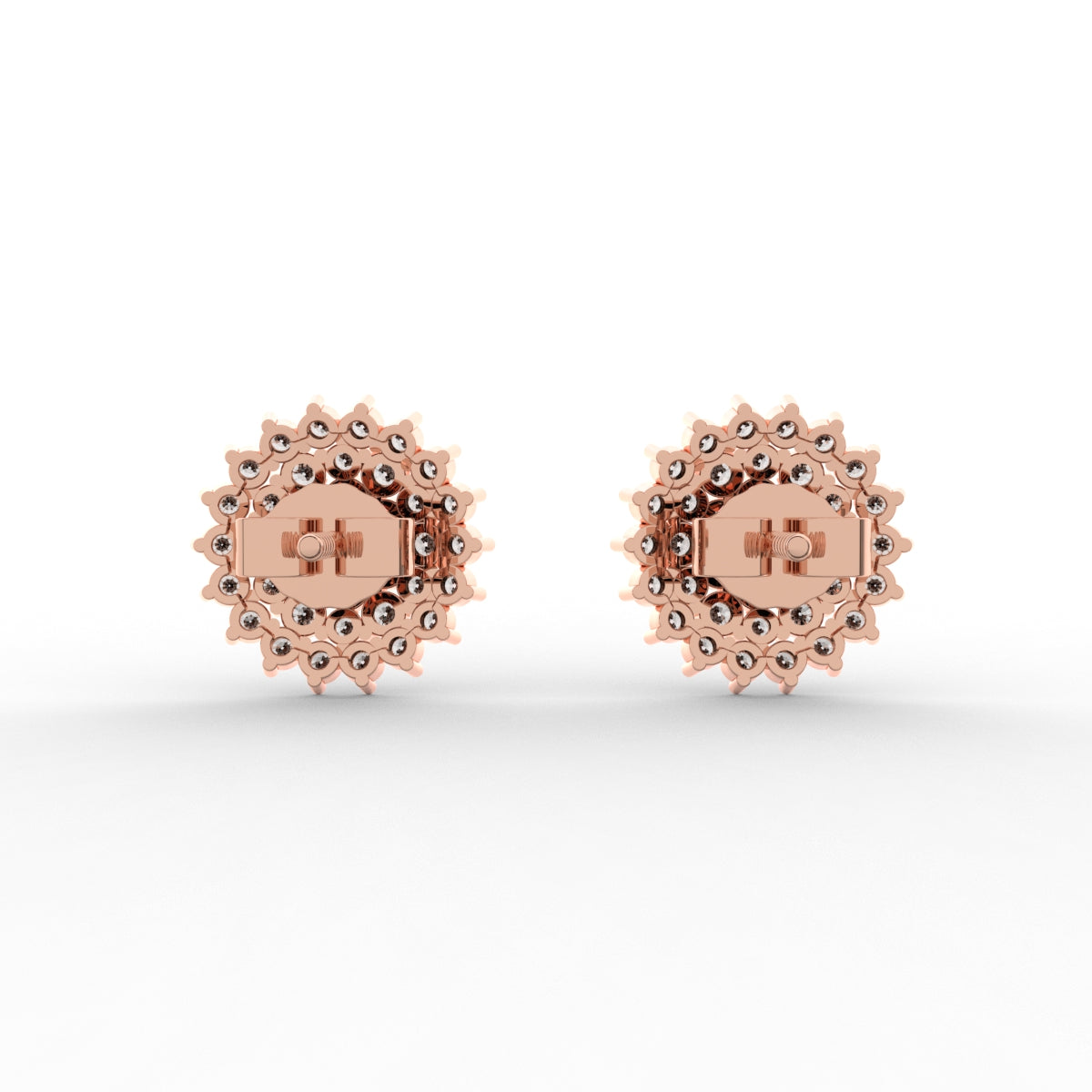 Lavish Pave Diamond Earrings