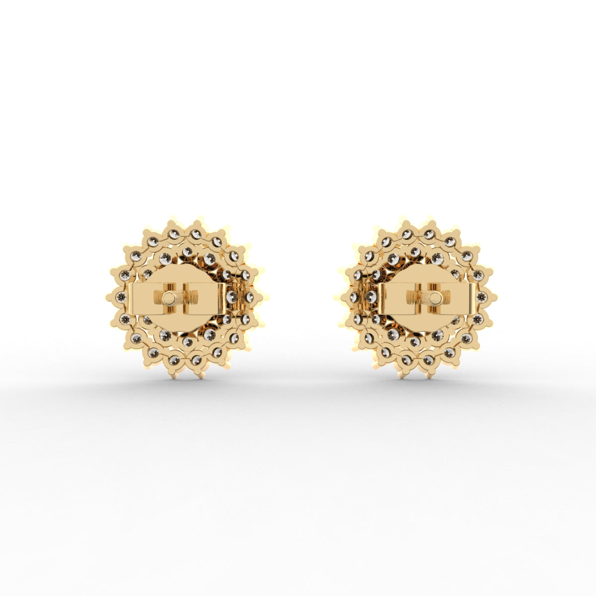 Lavish Pave Diamond Earrings