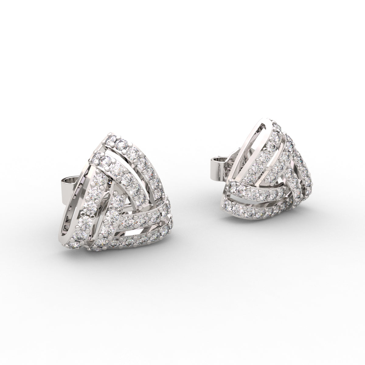 Trinity Diamond Stud