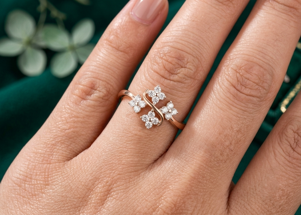 Verdant Bloom Diamond Ring