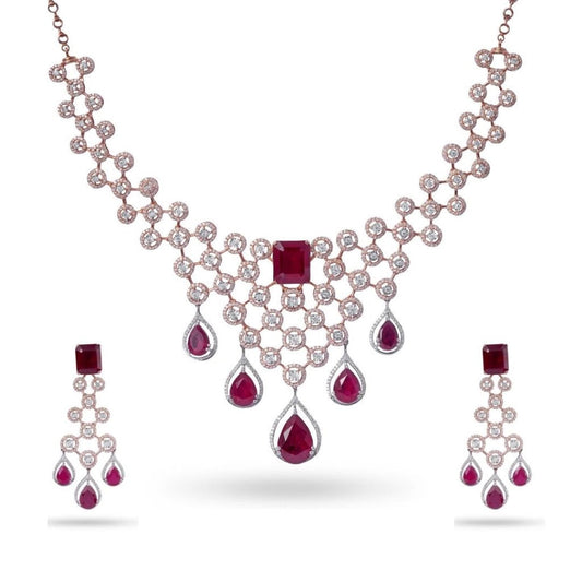 Gala Ruby Diamond Set