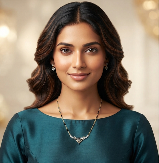 Star Bridge Diamond Pendant Earring Set