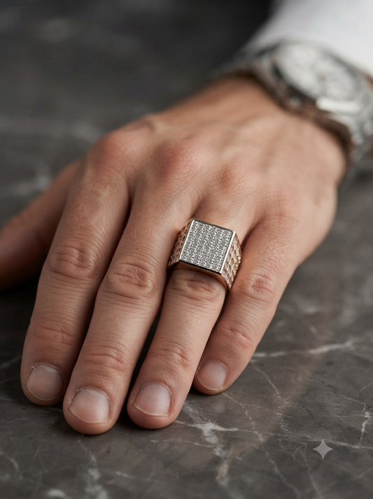 Lavish Diamond Men's Ring