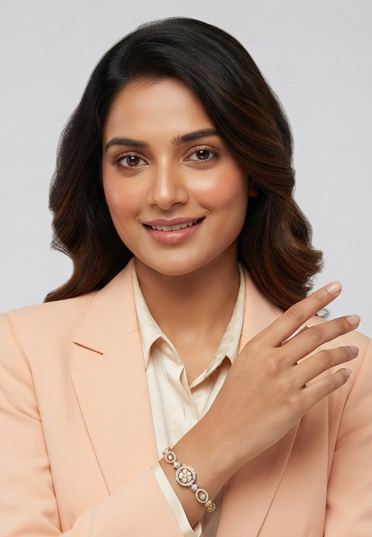 Elegant Diamond Kada