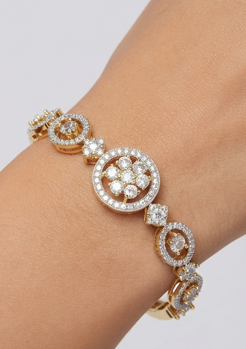 Elegant Diamond Kada
