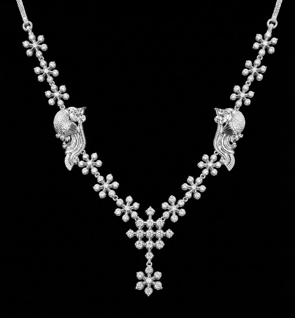Kanchana Mayuri Diamond Necklace