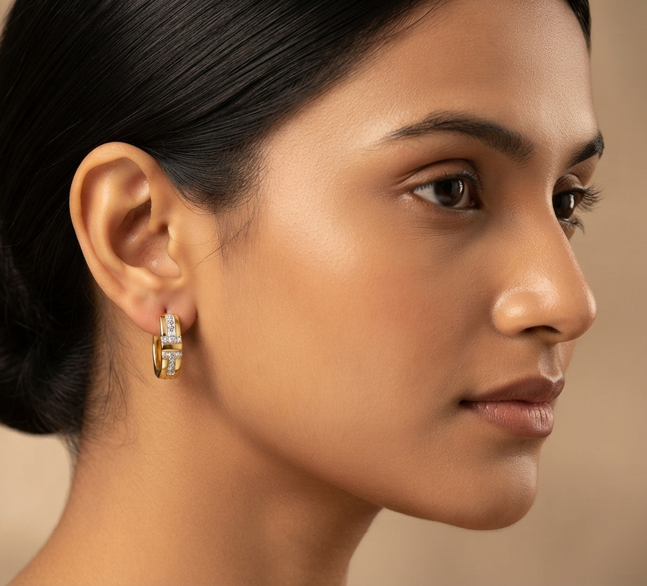 Opulence T-Bar Hoops