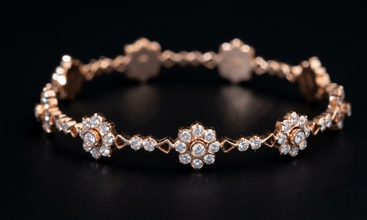 Pushpa Vanki Diamond Bangle
