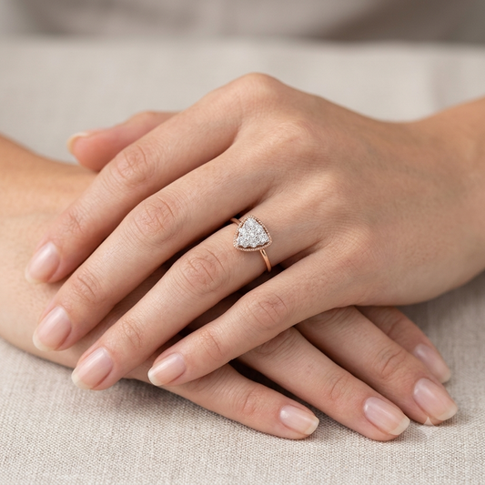 Celestial Trine Diamond Ring