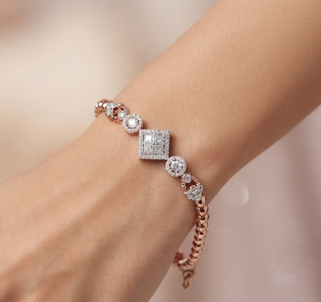 Elegant Allure Diamond Bracelet