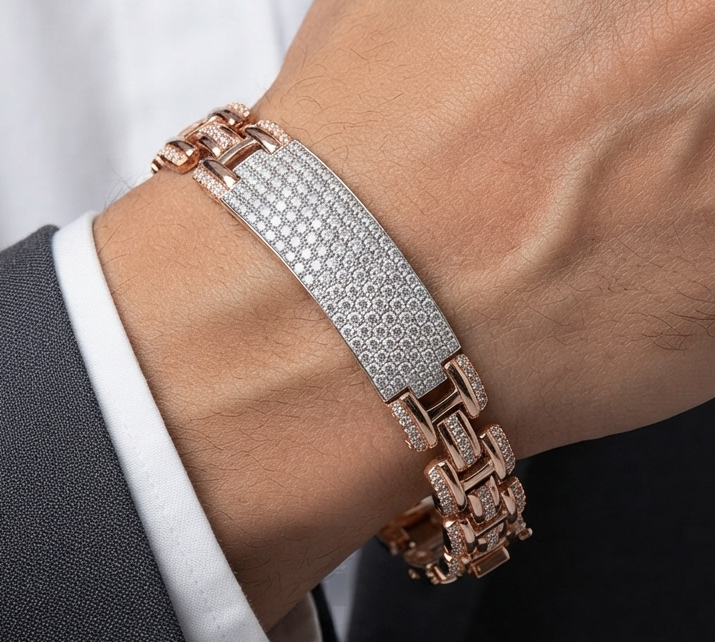 Diamond Grid Bracelet