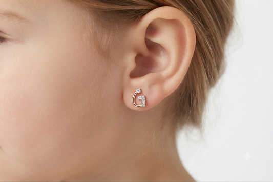 Grace Arc Diamond Earrings