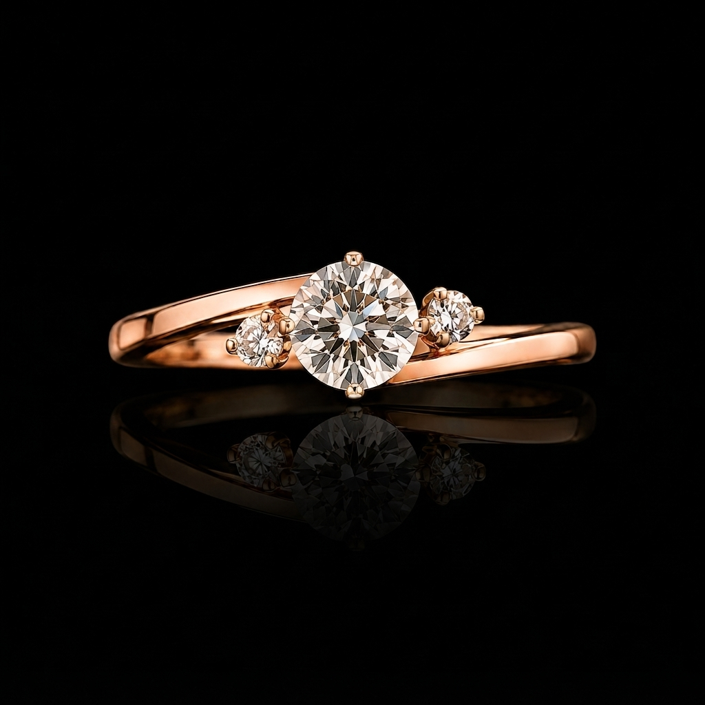 Aarohi Twist Diamond Ring